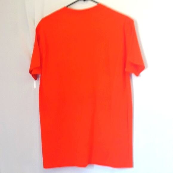 Love Halloween Sz M Orange LOVE Graphic Spider, Bat, Candy Corn, Hat, NWT Tee - Picture 3 of 10